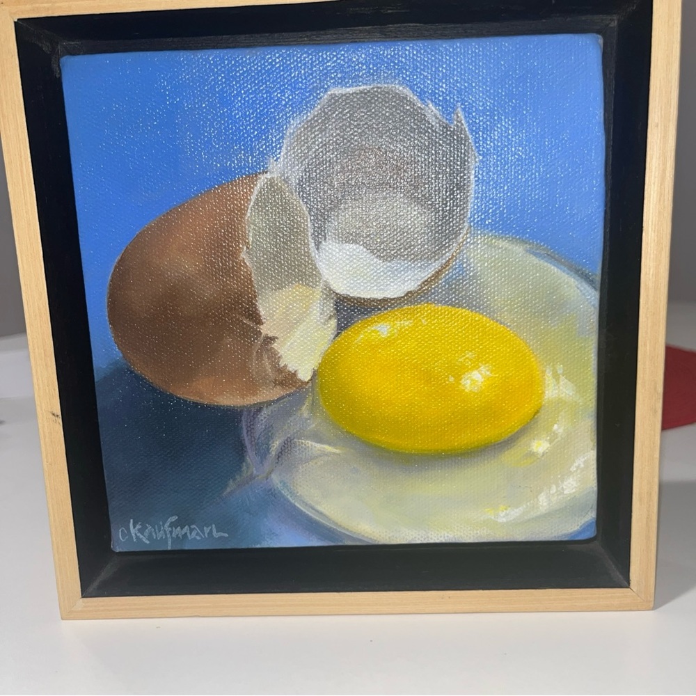 Vibrant Eggshell Art by